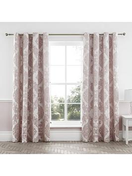 Catherine Lansfield Catherine Lansfield Rococo Damask Jacquard Curtains Picture