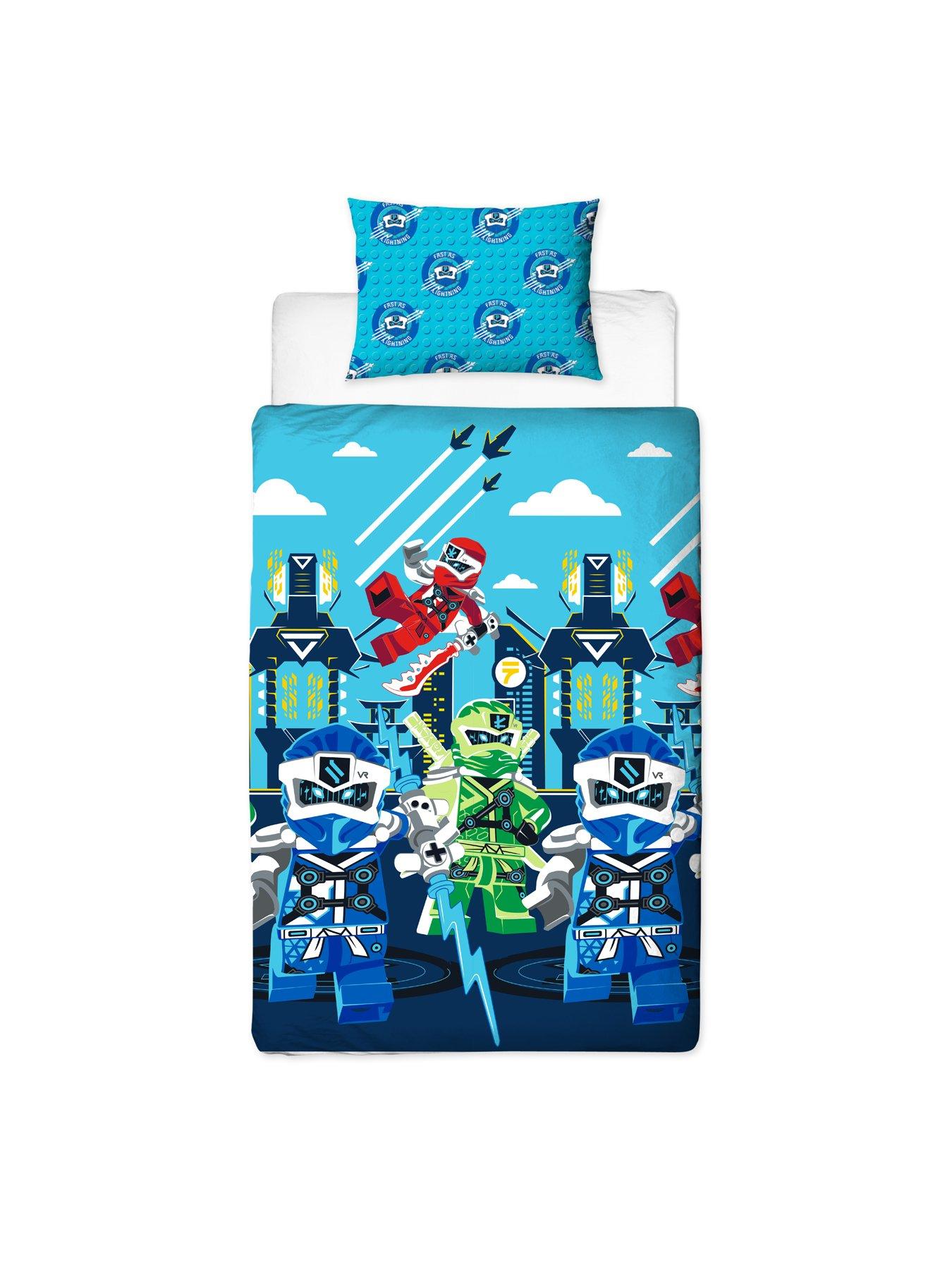 Lego Ninjago Lightning Single Duvet Cover Set Littlewoods Com