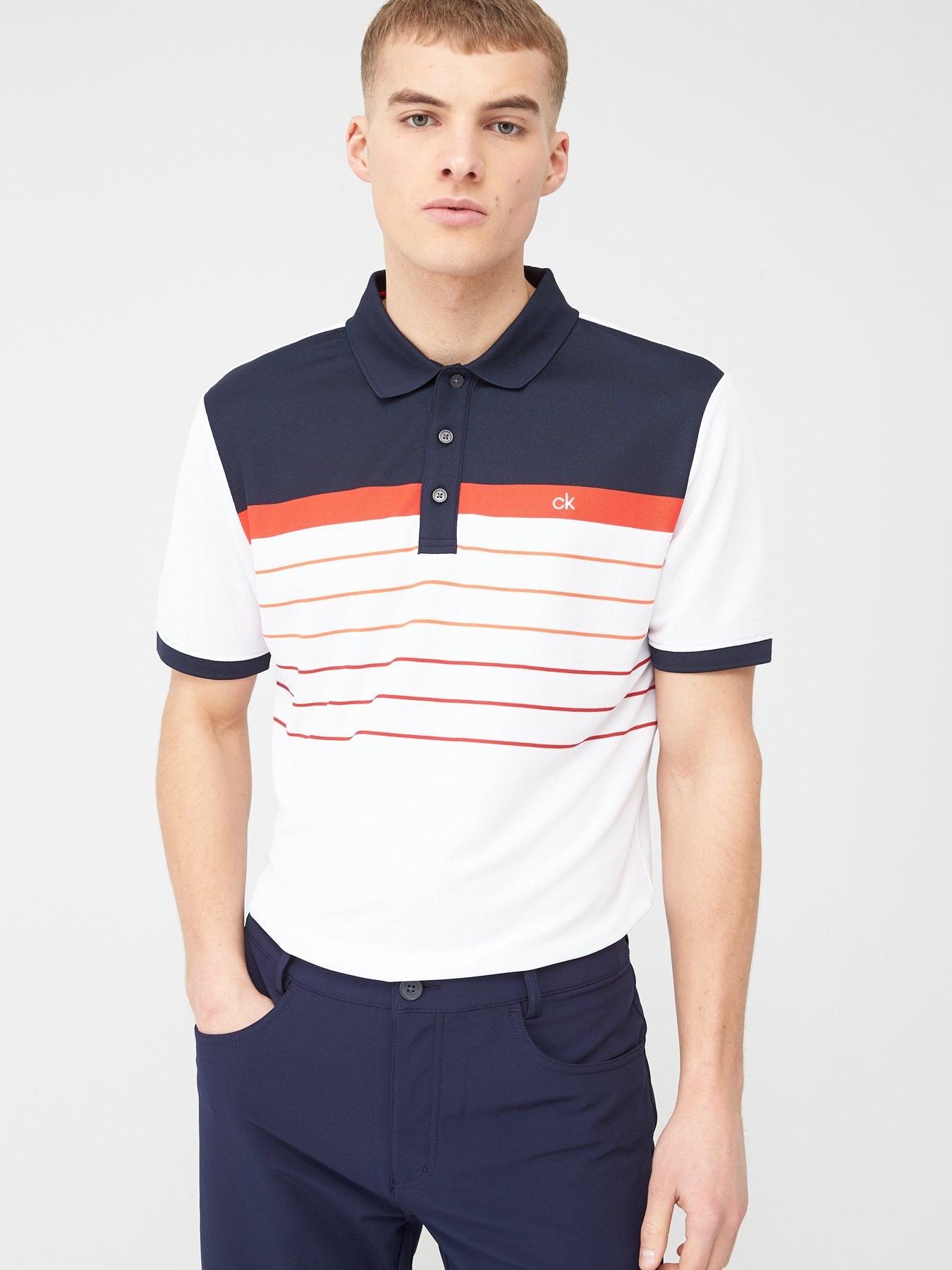 calvin klein golf polo shirts