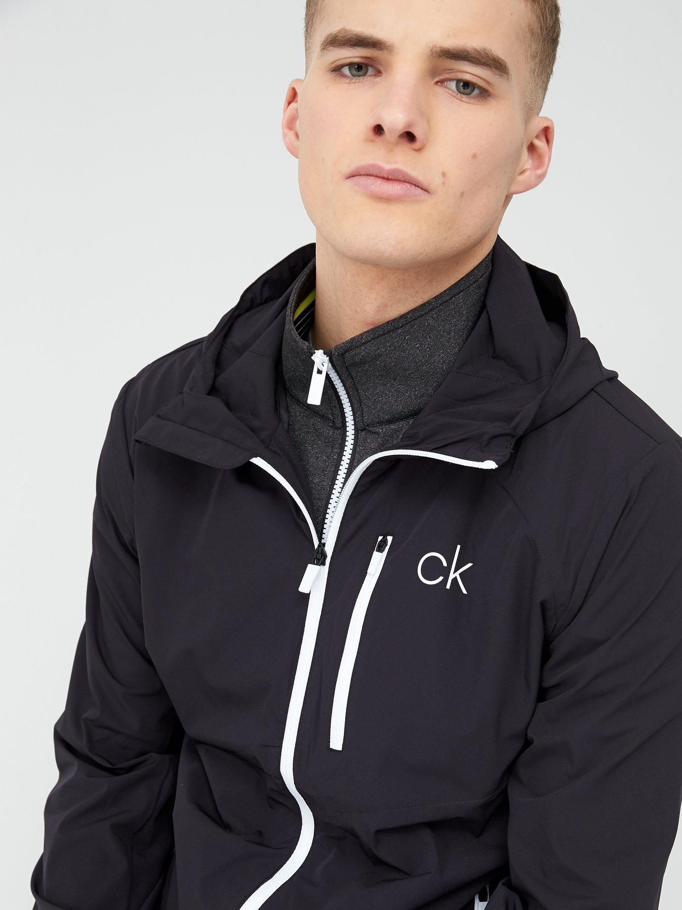 calvin klein golf ultra lite jacket in khaki