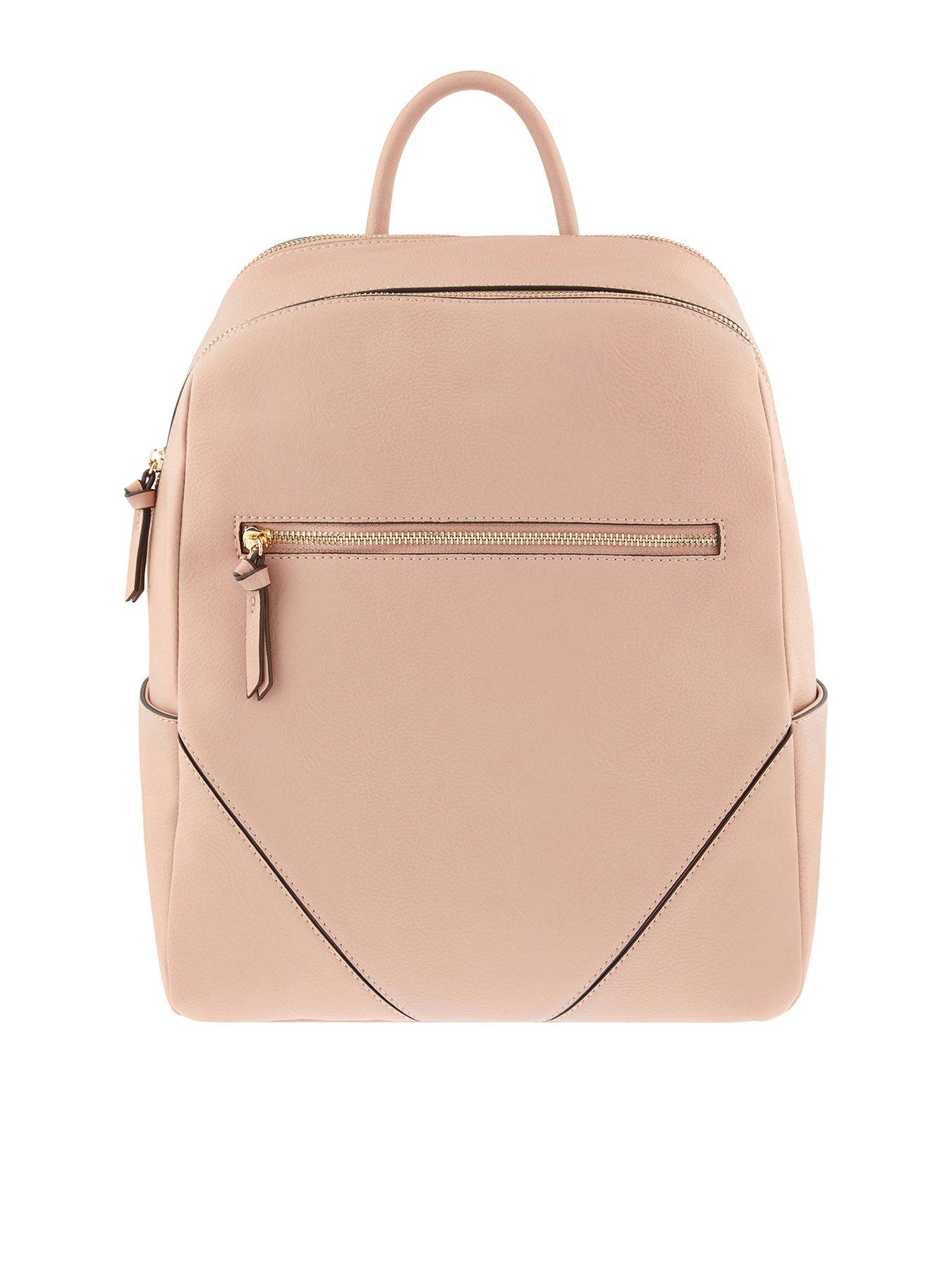 accessorize pink backpack