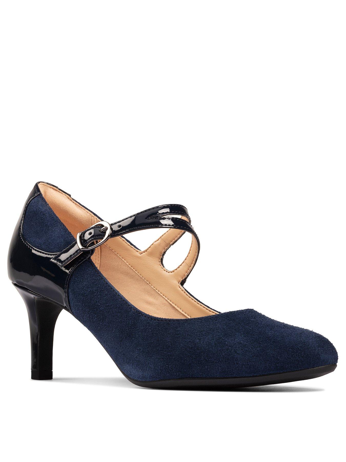 navy mary jane heels