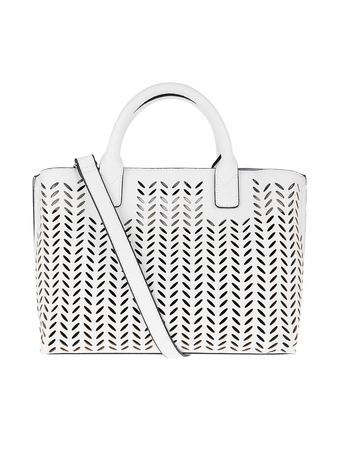 accessorize white bag