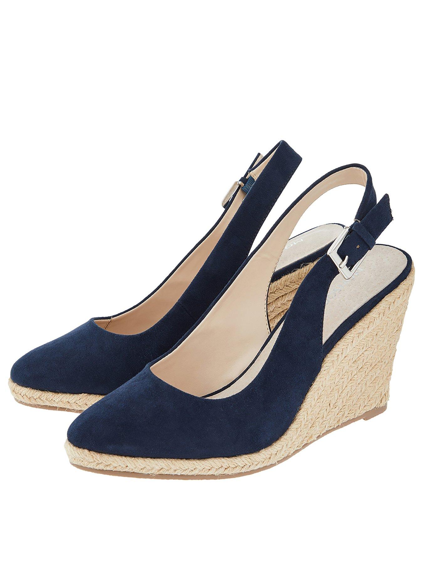slingback wedges