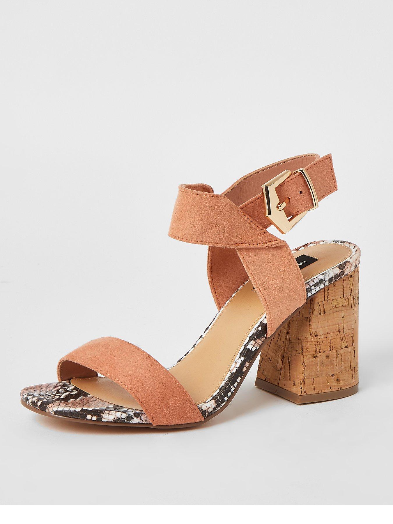 wide fit cork sandals