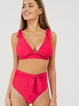 Monsoon Monsoon Clementine Recycled Bikini Top - Pink Picture