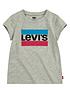  image of levis-girls-short-sleeve-sportswear-logo-t-shirt