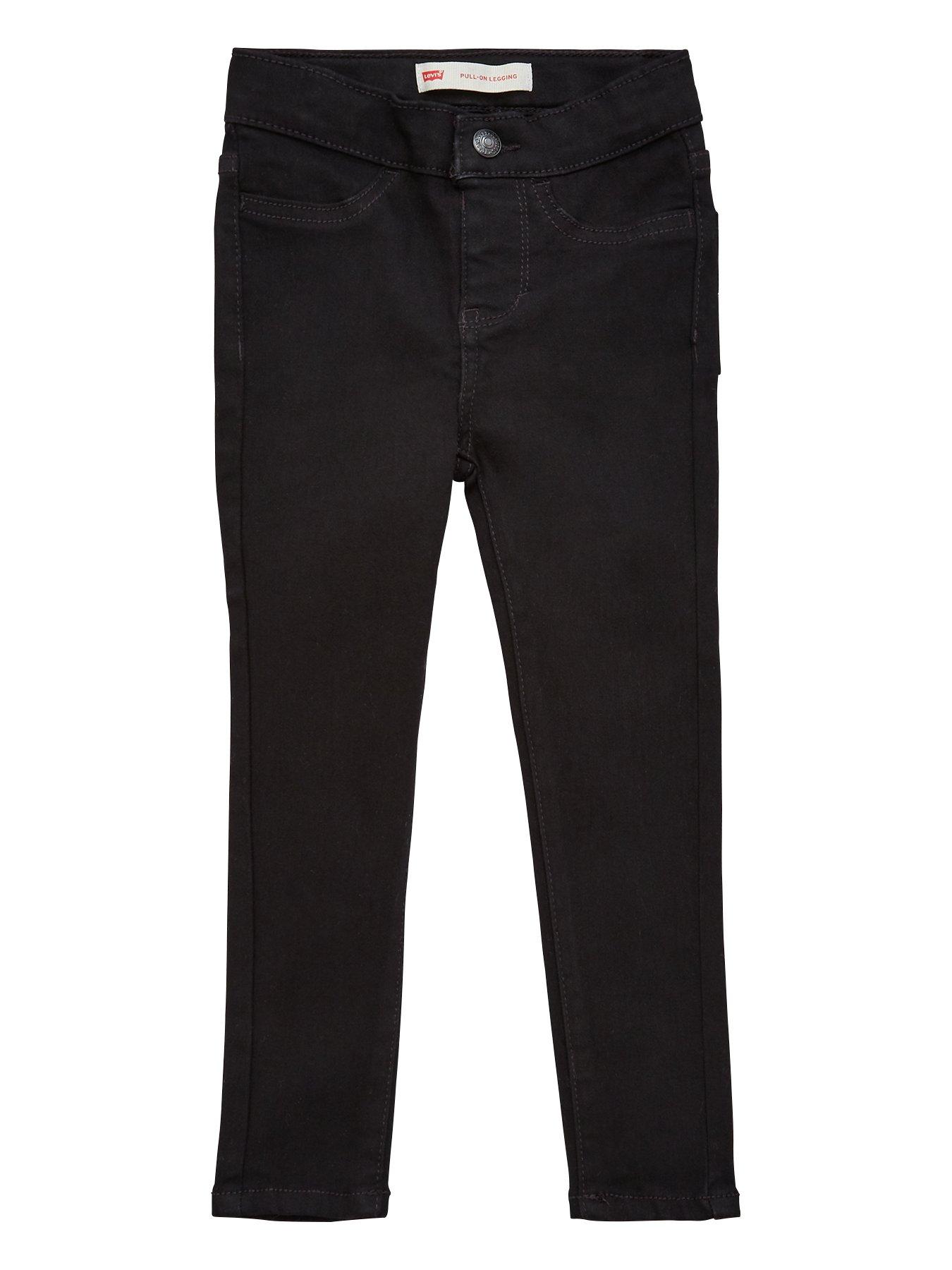 DENIM JEGGINGS - Black