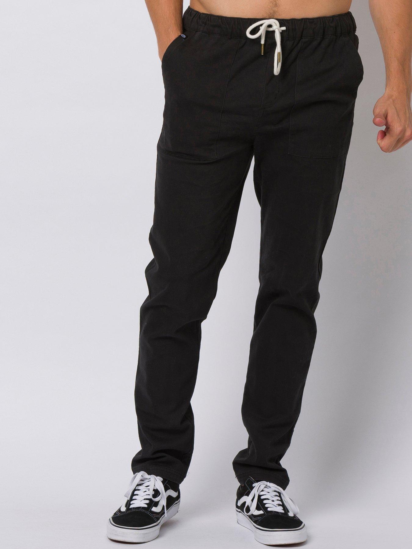 beach pants black