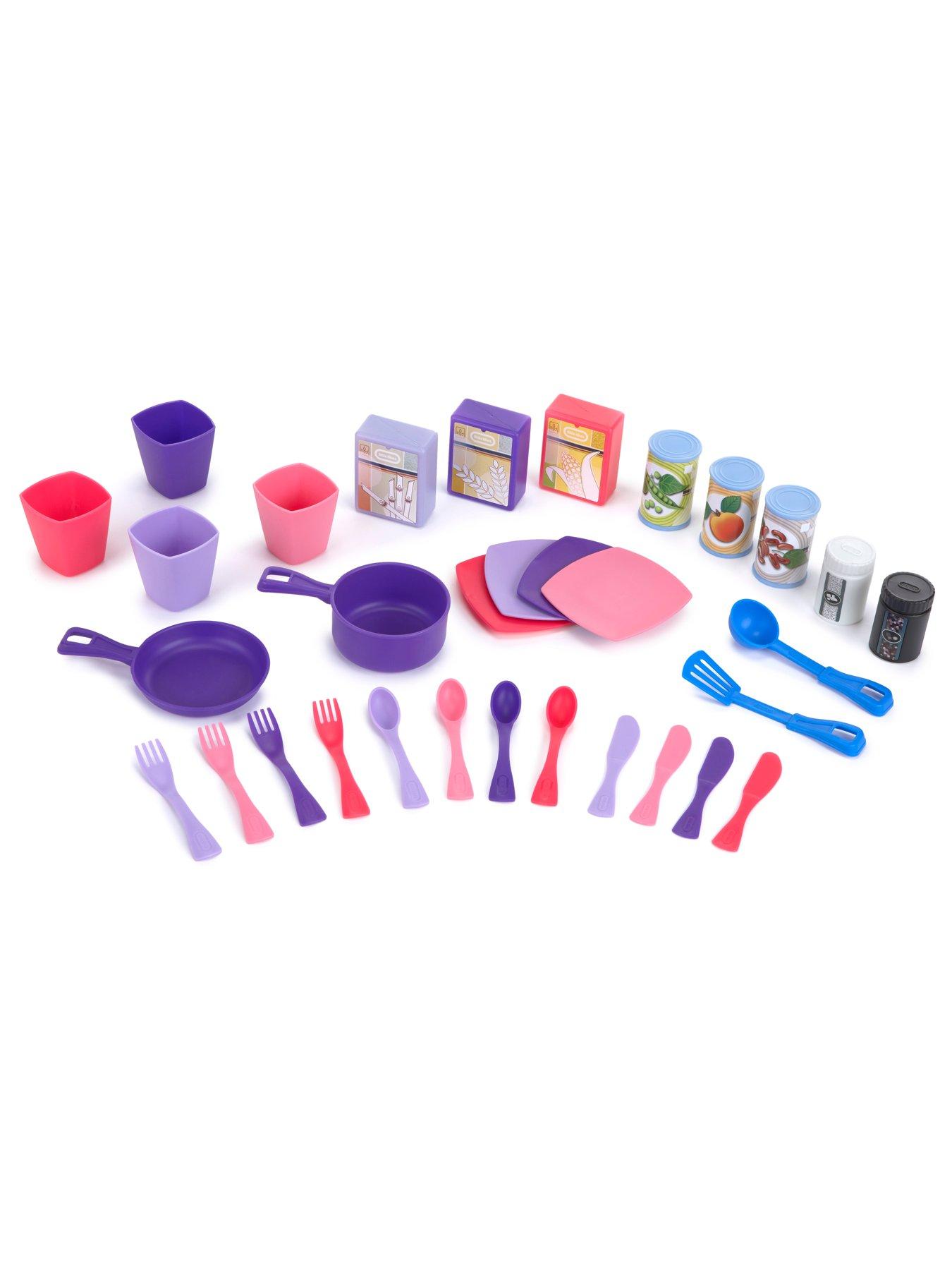 little tikes cook n store kitchen pink