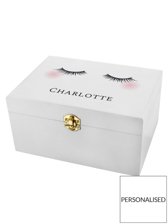 stillFront image of the-personalised-memento-company-personalised-eyelashes-woodennbspmake-up-box-a-perfect-gift
