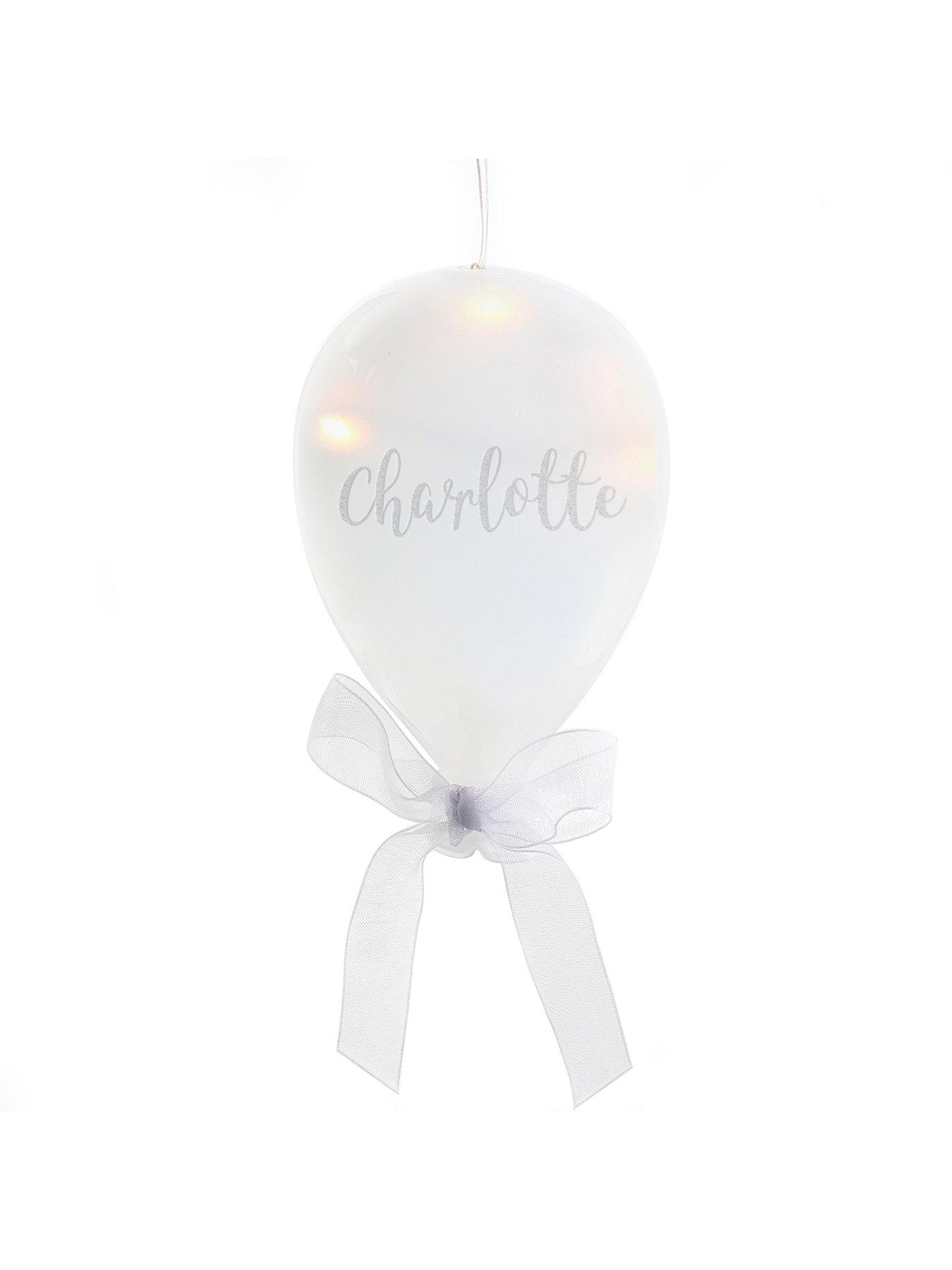 Image 4 of 4 of The Personalised Memento Company Personalised LED Glass Balloon