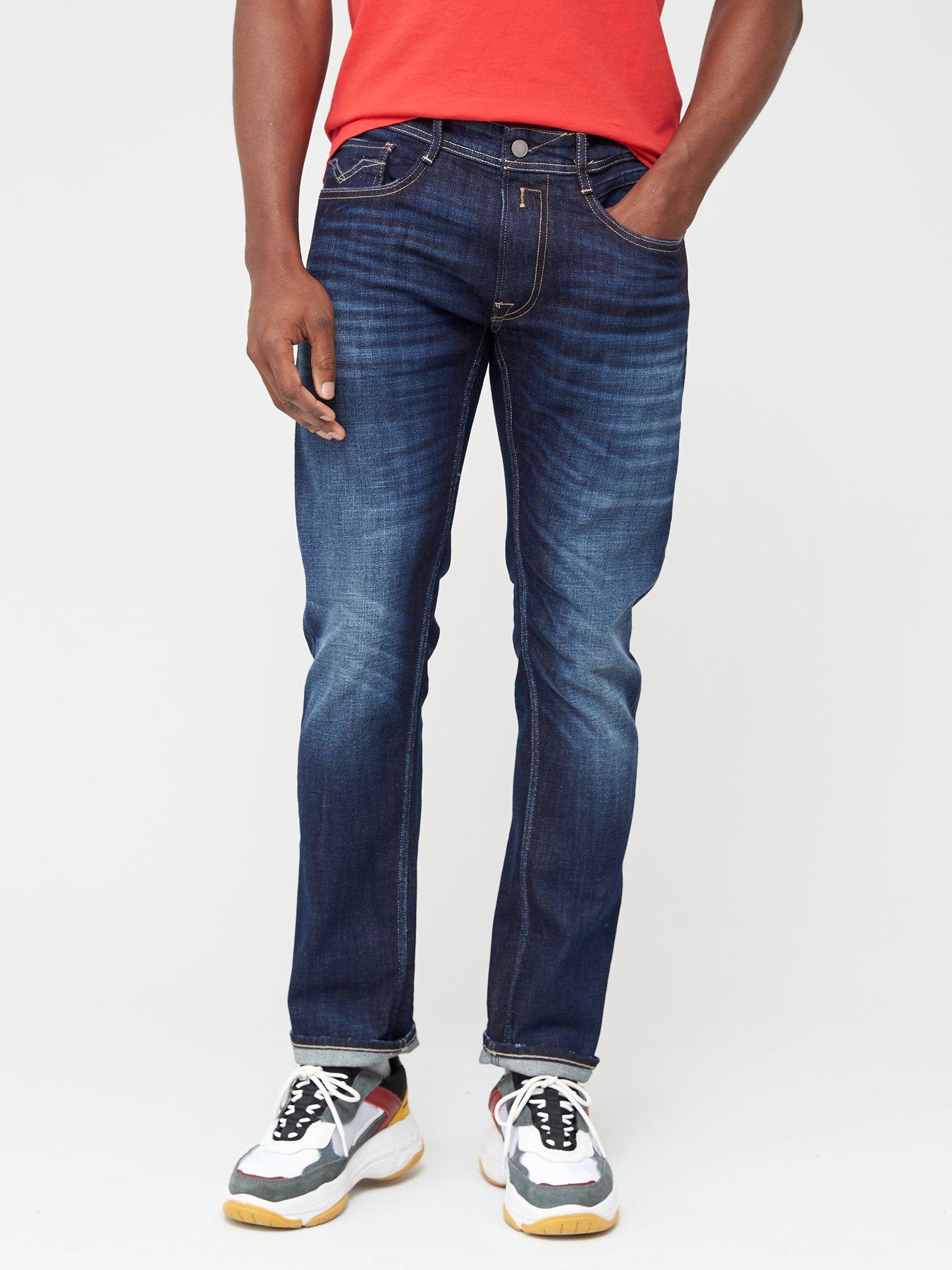 replay grover straight mens jeans