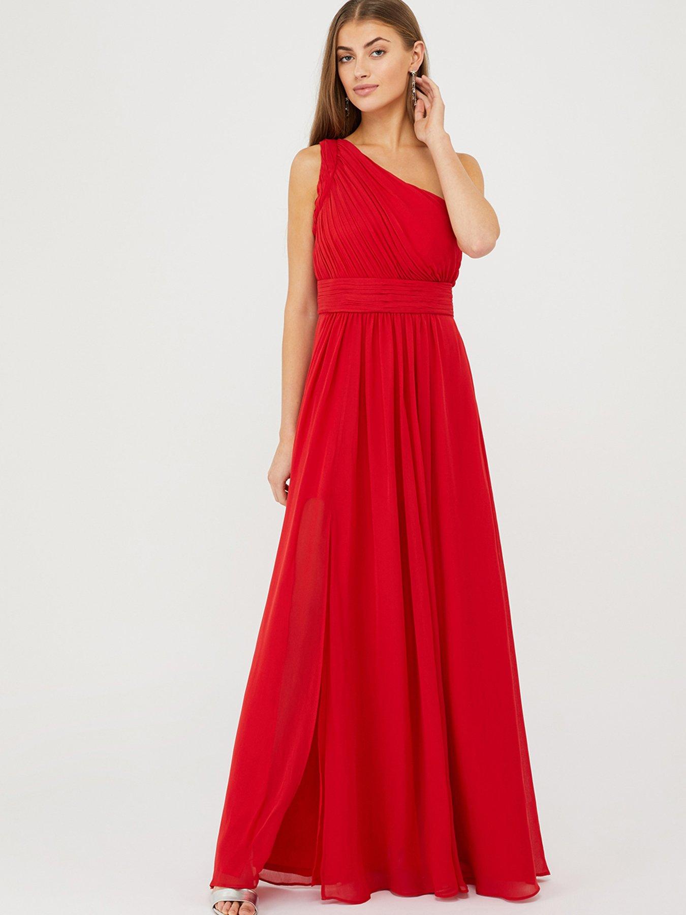 monsoon dani one shoulder dress