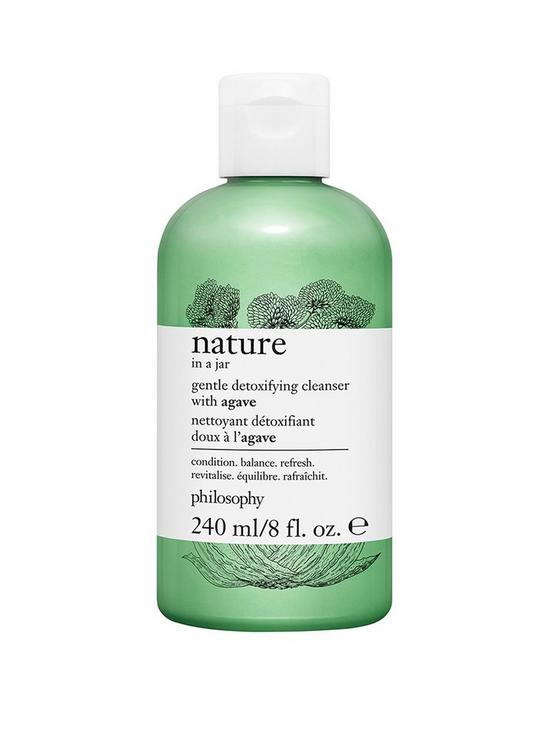 front image of philosophy-nature-in-a-jar-agave-cleanser-240ml