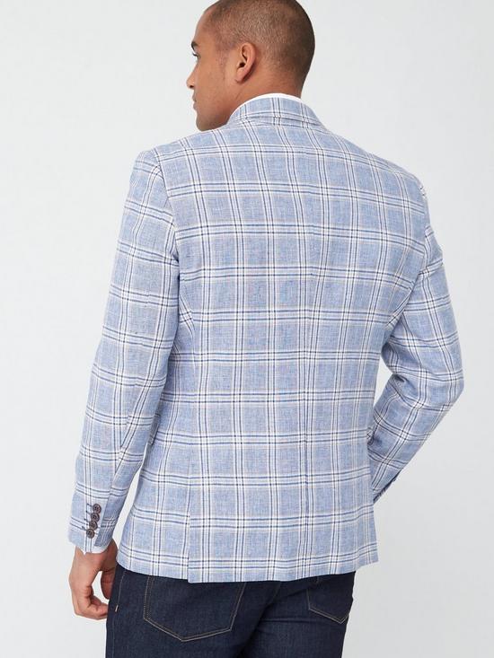 stillFront image of skopes-tailored-cataldi-jacket-bluestone-check