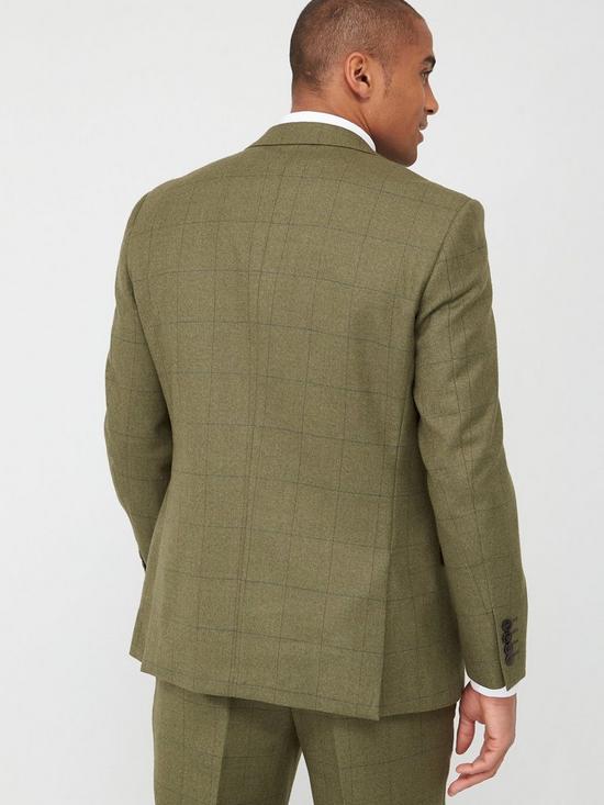 stillFront image of skopes-tailored-moonen-jacket-olive-check