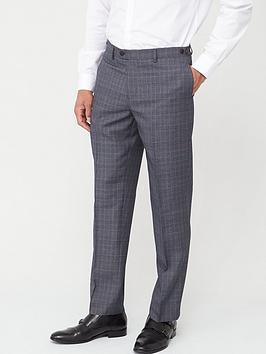 Skopes Skopes Tailored Witton Trousers - Grey/Blue Check Picture