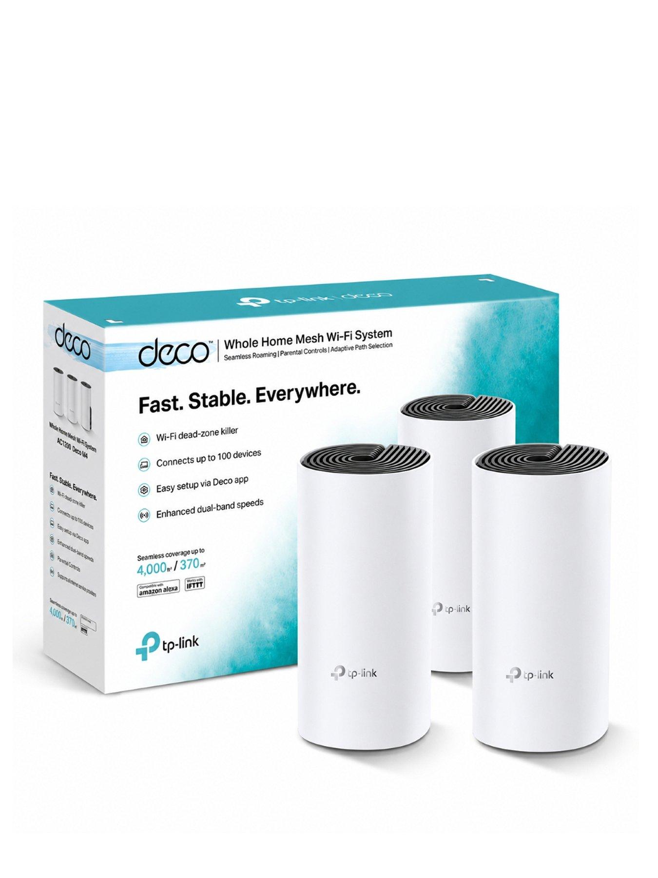 TP Link Deco M4 (3-Pack) AC1200 Whole Home Wi-Fi
