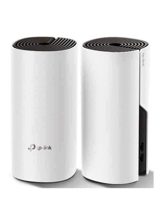 front image of tp-link-deco-m4-2-pack-ac1200-whole-home-wi-fi