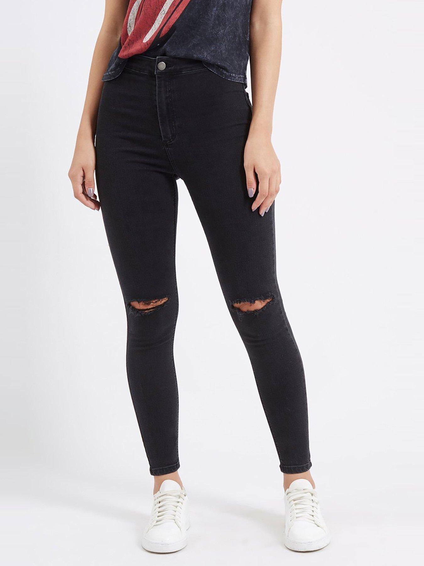 topshop ripped joni jeans