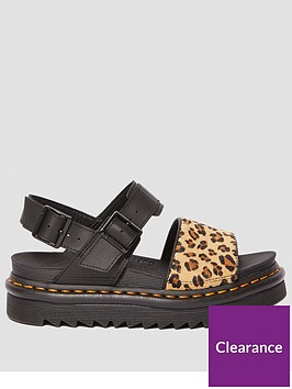 Dr Martens Voss Leopard Flat Sandal - Leopard Print | littlewoods.com