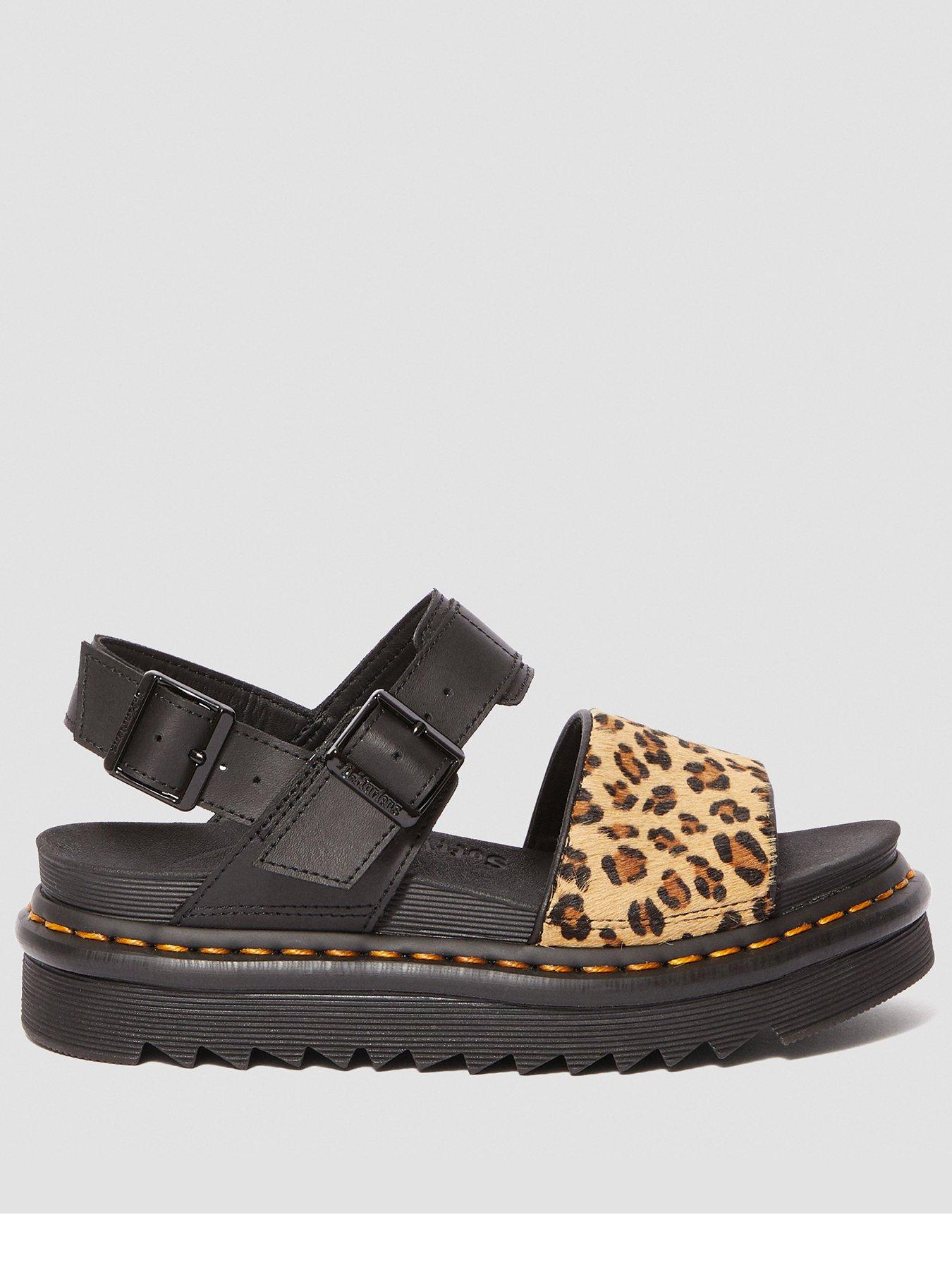 voss animal print sandals