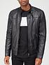  image of very-man-leather-biker-jacket-black