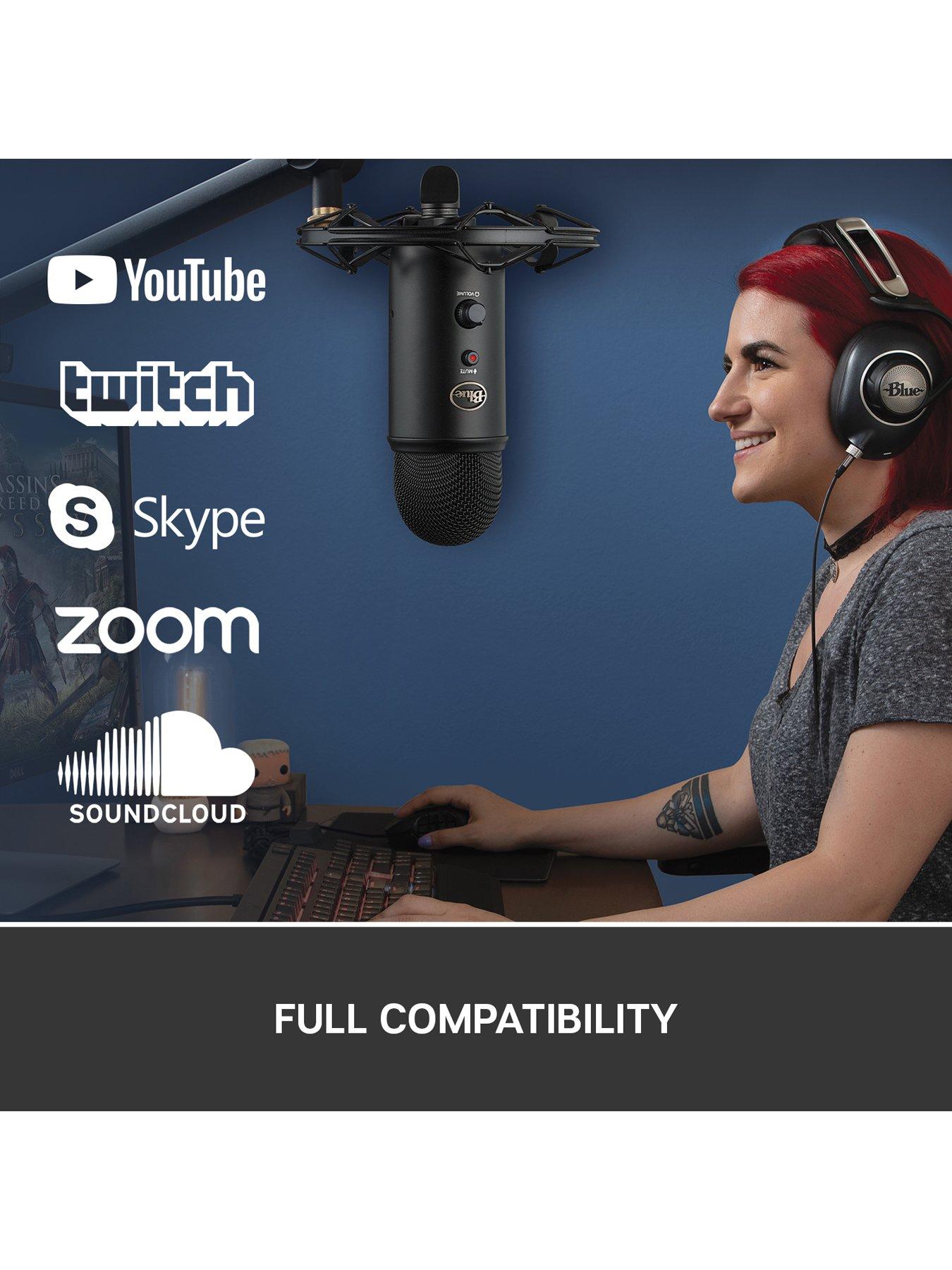  image of blue-yeti-usb-microphone-blackout-edition