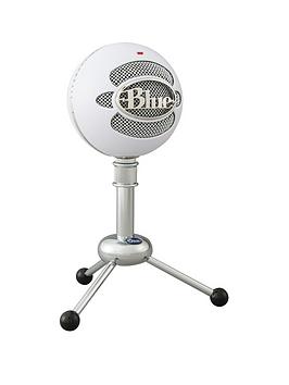 Blue   Snowball Usb Microphone - White