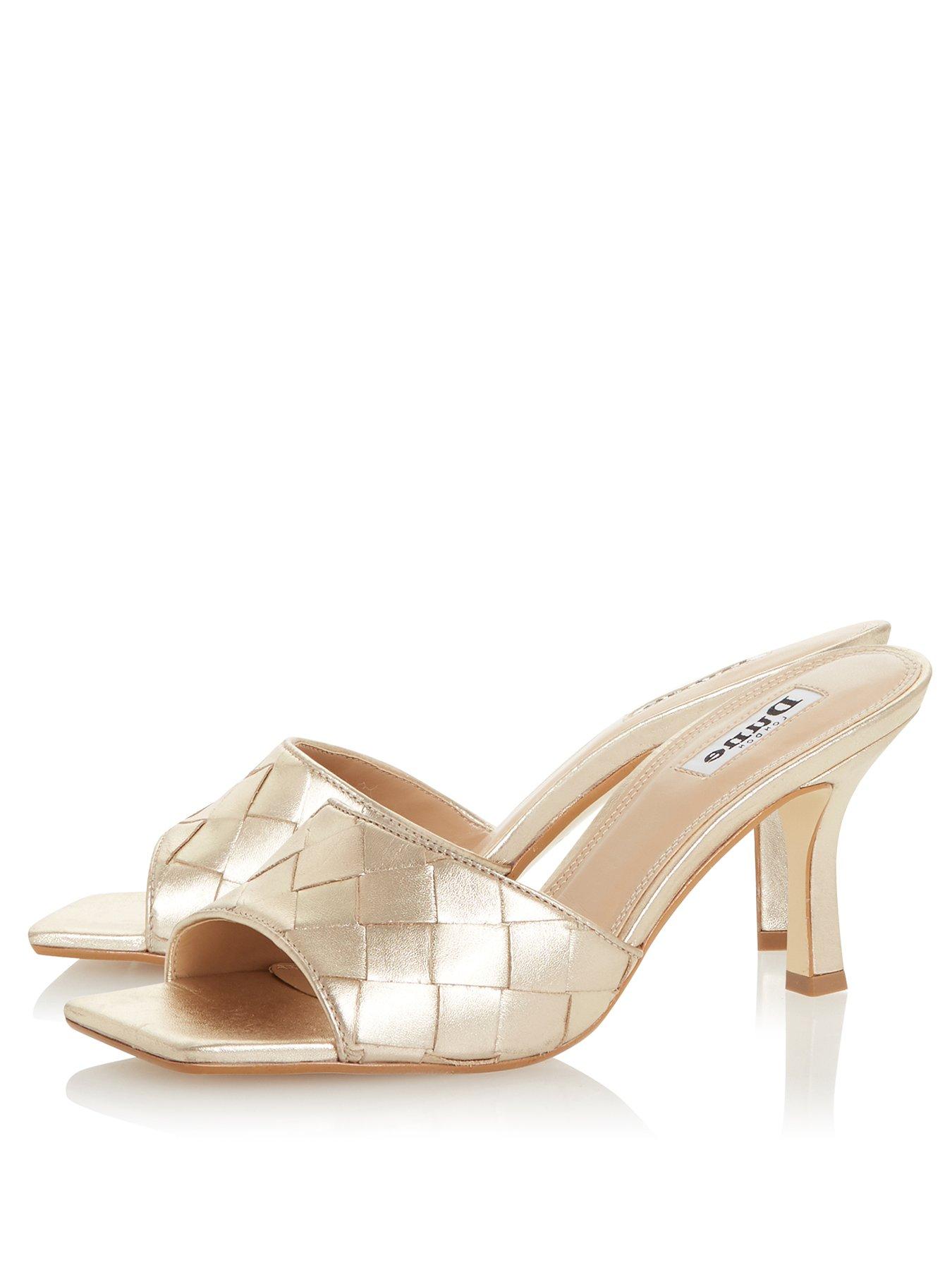 dune high heel sandals