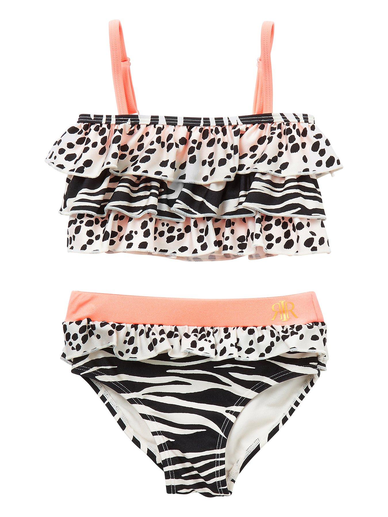 river island animal print bikini