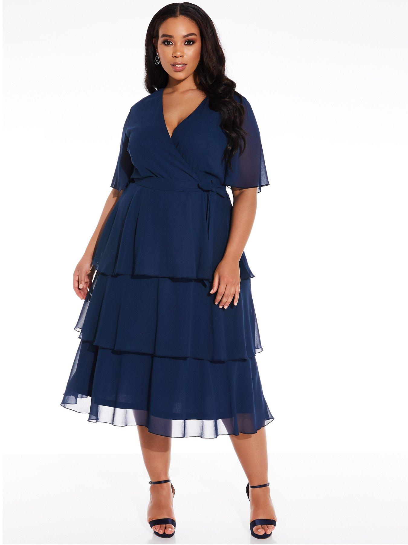 littlewoods navy dress