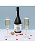  image of signature-gifts-personalised-always-amp-forever-prosecco-set-in-silk-lined-box