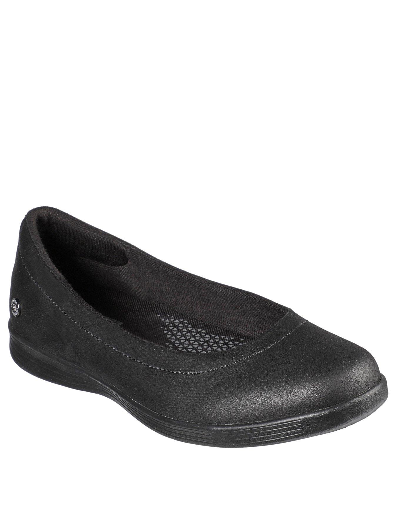 black ladies skechers shoes