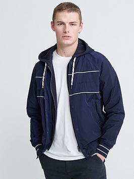 Superdry Superdry Hooded Summer House Bomber Jacket - Navy Picture