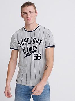 Superdry Superdry Urban Varsity T-Shirt - Grey Marl Picture