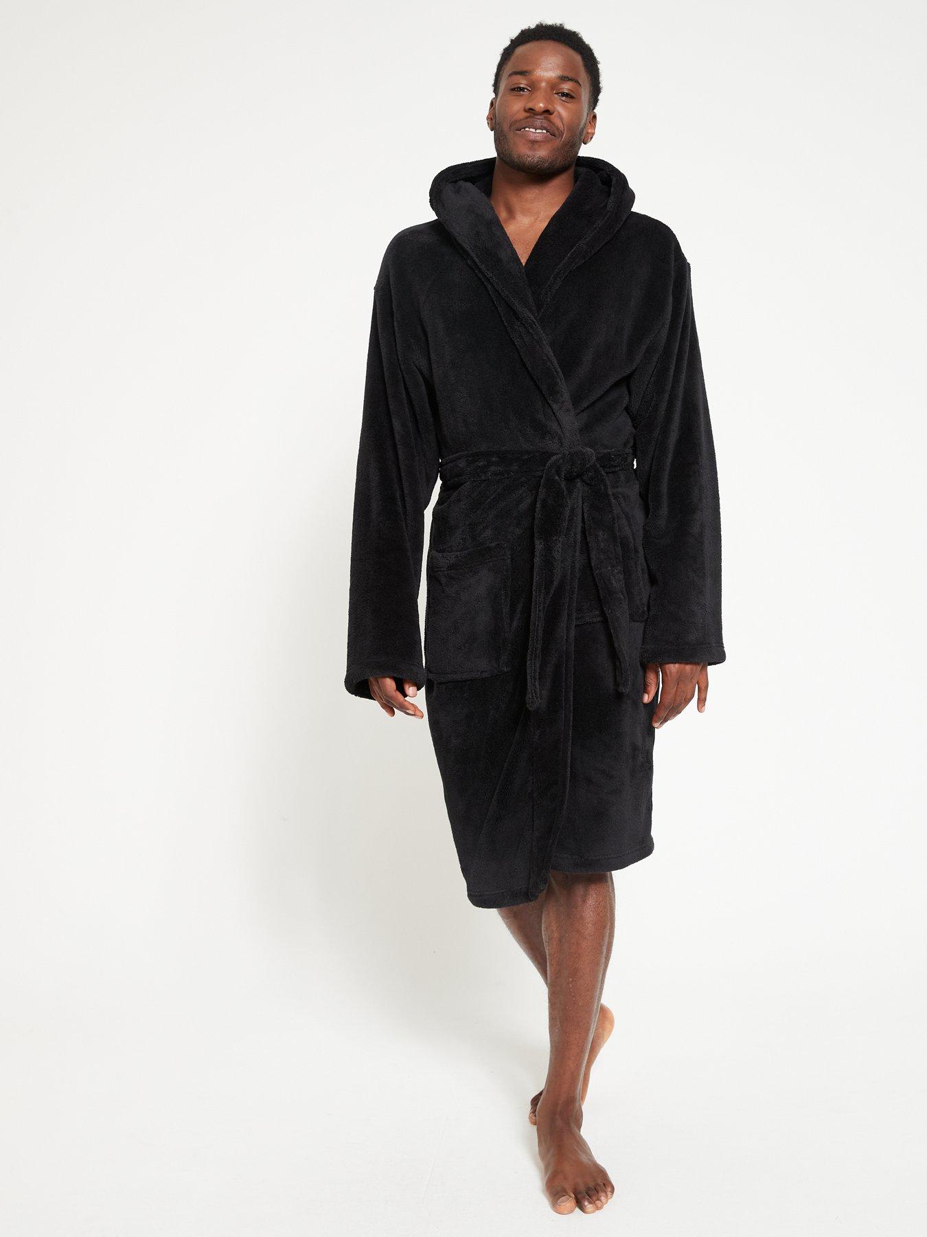 Supersoft hooded 2025 dressing gown