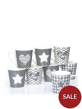 waterside-set-of-8-grey-star-and-heart-mugs