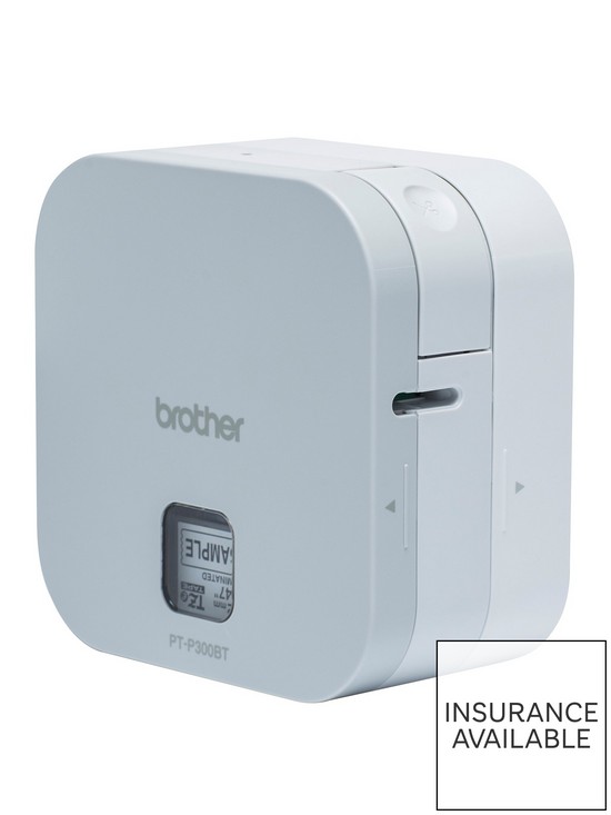 stillFront image of brother-pt-p300bt-p-touch-cube-label-printer-bluetooth