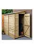 image of forest-6-xnbsp3ft-value-overlap-dip-treated-windowless-pent-shed