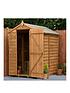  image of forest-6x4-value-dip-treated-overlap-windowless-apex-shed
