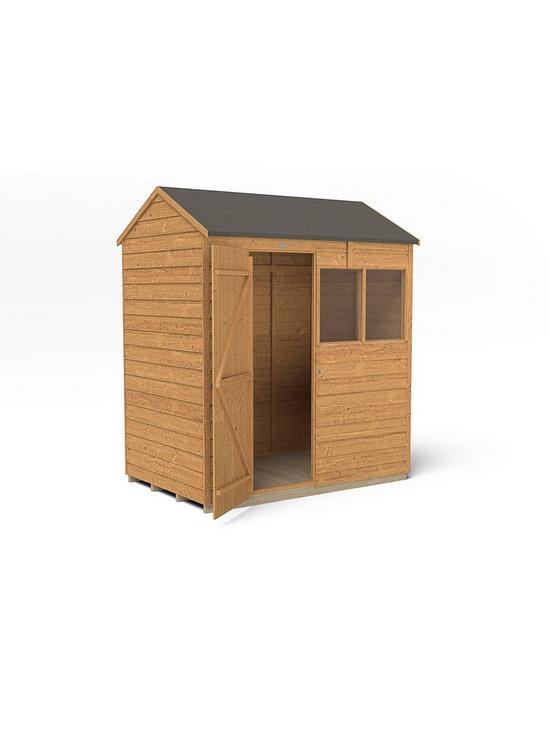 stillFront image of forest-6x4ft-value-dip-treated-overlap-reverse-apex-shed
