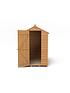  image of forest-6x4ft-value-overlap-dipnbsptreated-apex-shed-with-optional-installation