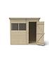  image of forest-7x5-overlap-pressure-treated-pent-shed-with-optional-installation