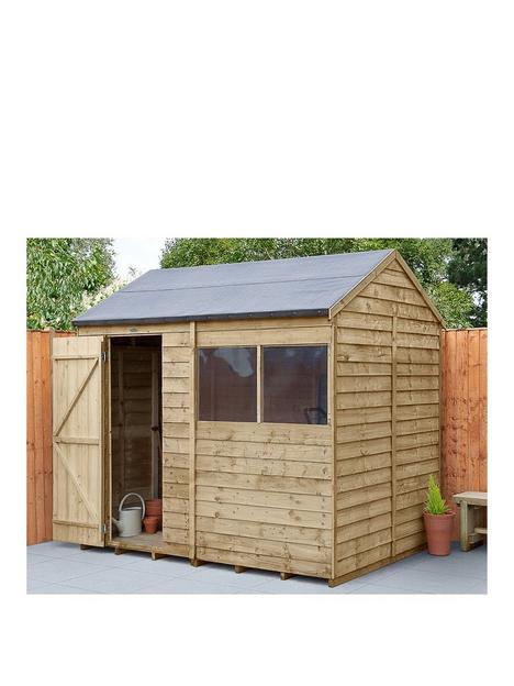forest-8x6-overlap-pressure-treated-reverse-apex-shed-with-optional-installation