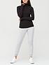  image of v-by-very-athleisure-quarter-zip-long-sleeve-topnbsp--black
