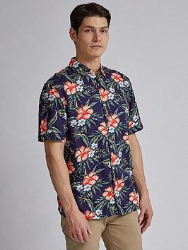 Burton Menswear London Burton Menswear London Short Sleeve Printed Shirt -  ... Picture