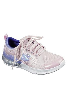 Skechers Skechers Girls Skech-Air Sparkle Trainers - Light Pink Picture