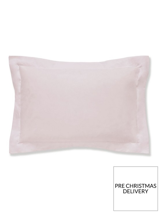 front image of bianca-fine-linens-biancanbspegyptian-cotton-single-oxford-pillowcase-ndash-blush